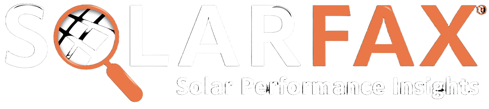SolarFax white logo